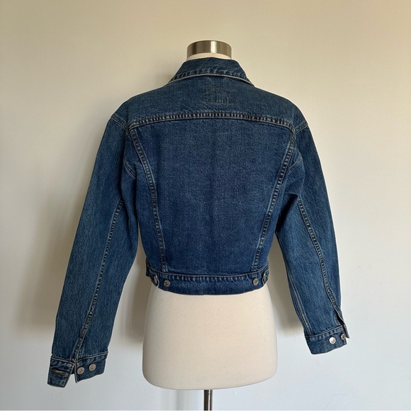 Rare Vintage Ralph Lauren Country Denim Jacket Waist Length Sz Small 100% Cotton - Picture 4 of 7